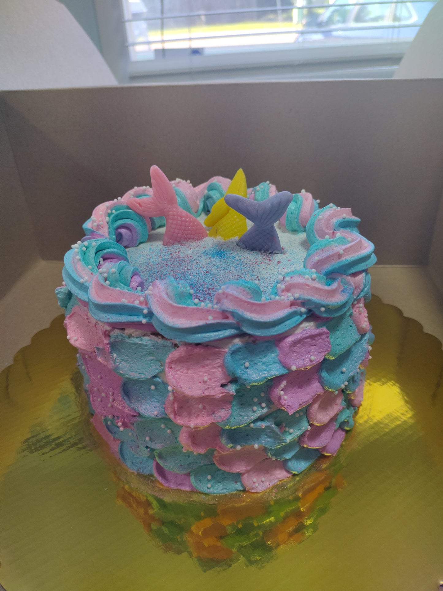 Mermaid Smash Cake