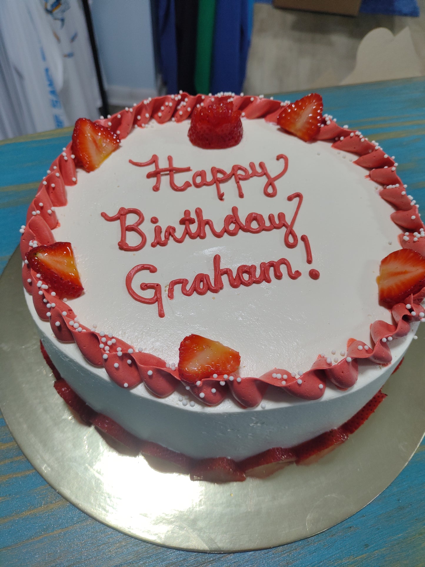 Strawberry Celebration Cake