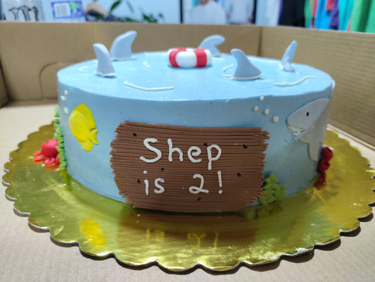 Shark Attack Cake