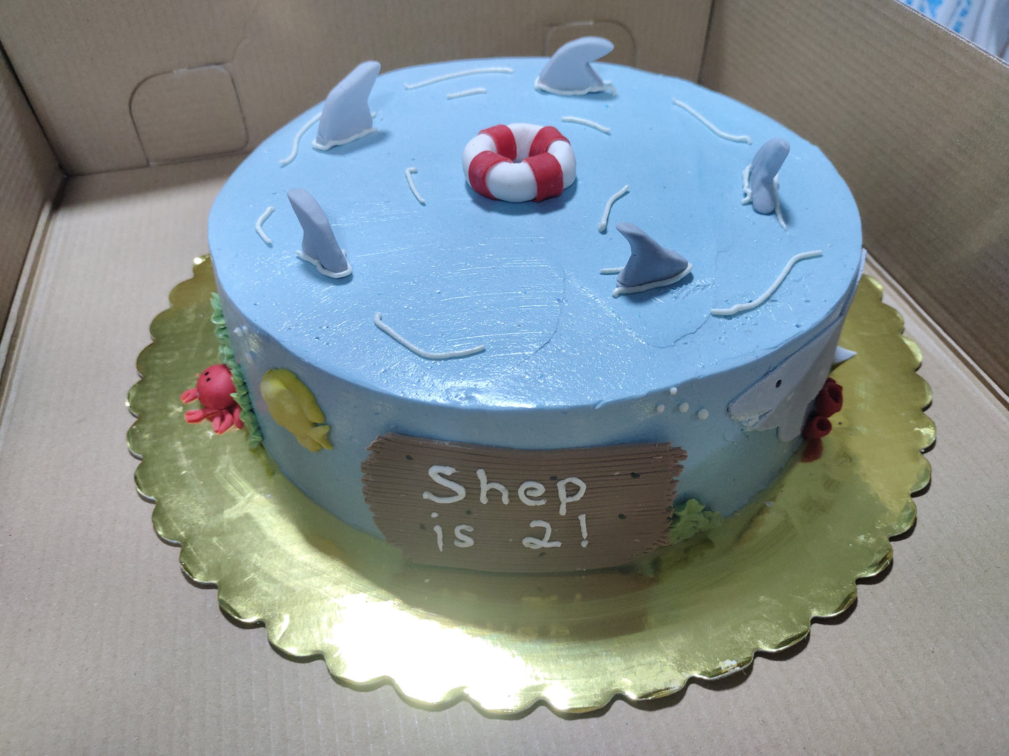 Shark Attack Cake