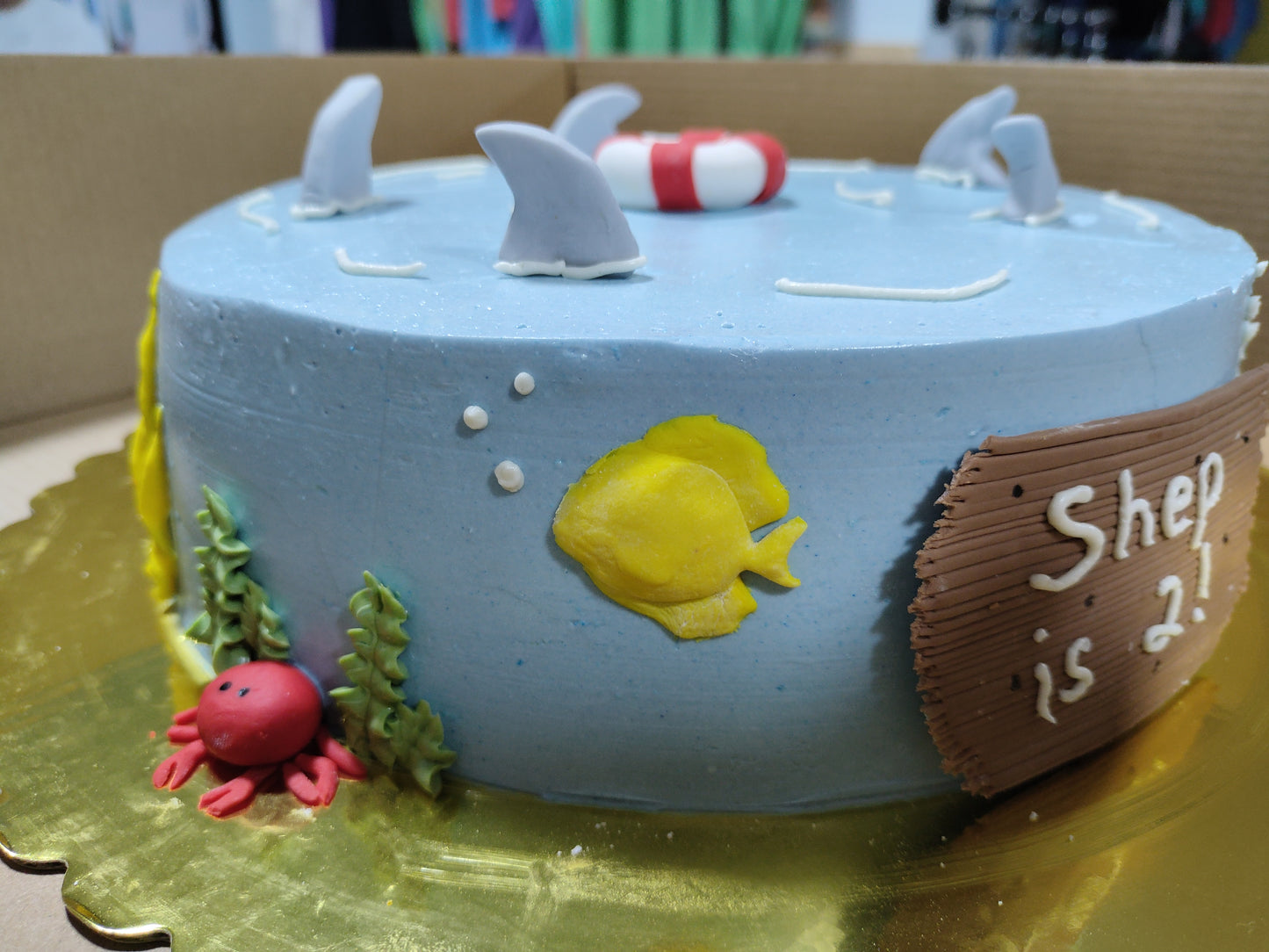Shark Attack Cake