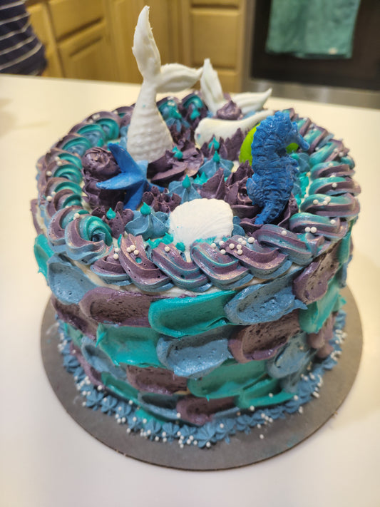 Mermaid Smash Cake